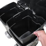 Tacho Contenedor Basura Doble Acero Con Pedal Otten 18 Lts Plateado - Imagen 10