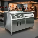 Mesa De Trabajo Isla Central Alcamenador Con Gabinetes Otten - Imagen 8