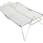 Parrilla Portátil Plegable Alambre Cromado Jovifel 37x54 Cm