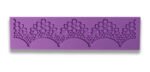 Molde Encaje Puntilla De Silicona Reposteria Color Violeta 4 - Imagen 2
