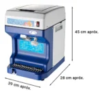 Maquina Trituradora De Hielo Electrica Granizadora Otten Azul - Imagen 2