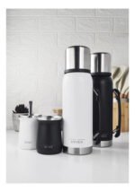 Termo Otten Acero Frío 24h Calor 12h Vm1001-dh 1 L C/ Manija Color Negro - Imagen 8