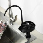 Grifería Monocomando De Cocina Con Lavacopas Negro Otten Negro Mate - Imagen 9