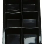 Cubetera Silicona Hielera 6 Hielos Grandes De 4,6 Cm Negro  OTTEN