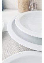Plato Hondo Porcelana Tramontina Laura 22 Cm Blanco Laura - Imagen 5