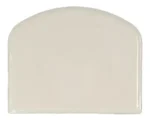 Cornet Espatula Curvo Plastico Ayudante Cocina Color Blanco