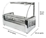Panchera Electrica Maquina De Hot Dog Pancho Otten - Imagen 2