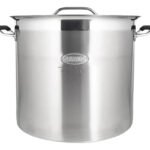 Olla Gastronómica Alta Acero Inoxidable Otten María 12 Lts Plateado