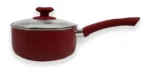 Set Batería Cerámica Rojo Cerámica  3p Olla-sarten 24 Cm  Rojo - Imagen 9