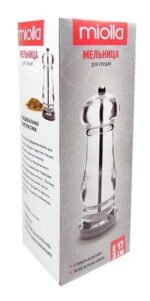 Pimentero Molinillo De Pimienta De Plastico 17 Cm - Imagen 2