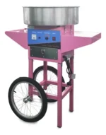 Maquina De Algodon De Azucar Con Carrito Otten Rosa