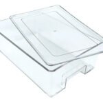 Organizador Acrilico Contenedor Apilable Para Heladera Transparente