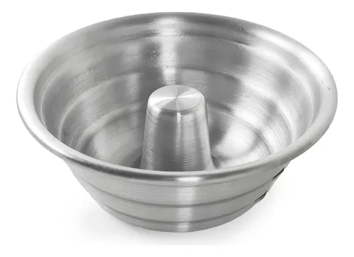 D_696524-MLA111695527337_052026-O Molde Budinera Flanera Aluminio 18 Cm Fiamaj Plateado - Imagen 1