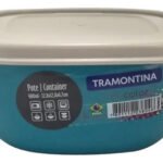 Tapers Tramontina Plástico Mix Color 600ml Cuadrados Color Azul