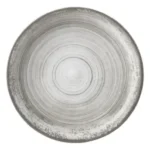 Plato Postre Porcelana Schmidt Esfera Color 21 Cm Color Gris