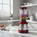 Licuadora Alta Rotacion 1,75 Lts 800 W Vaso Plastico Rojo Rojo - Imagen 2