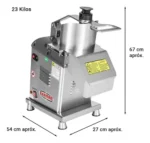 Procesadora Picadora De Alimentos Electrica Con 6 Discos - Imagen 4