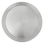 Bandeja De Mozo Redonda 36 Cm Acero Inoxidable Brade Plateado