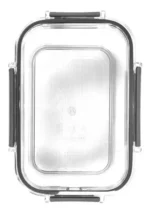 Taper Contenedor Hermetico Vianda 15 Cm Blanco/gris - Imagen 3