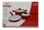 Set Batería Cerámica Rojo Cerámica  3p Olla-sarten 24 Cm  Rojo - Imagen 12