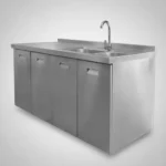 Mesa Con Bacha Doble Acero Inoxidable Bajo Mesada Otten - Imagen 7