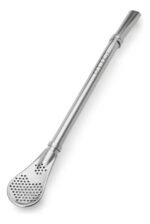 Bombilla Para Mate Plana Acero Inoxidable 15 Cm Otten Plateado - Imagen 6