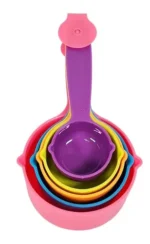 Juego Set X 10 Piezas Cucharas Y Tazas Medidoras Plastico Varios - Imagen 2