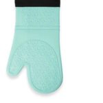 Manopla De Silicona P/horno Cocina Agarradera Calidad Pro Color Turquesa