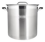 Olla Gastronómica Alta Acero Inoxidable Otten María 21 Lts Blanco