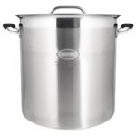 Olla Gastronómica Alta Acero Inoxidable Otten María 21 Lts Blanco