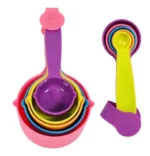 Juego Set X 10 Piezas Cucharas Y Tazas Medidoras Plastico Varios