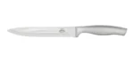 Cuchillo Cuchilla Forjado Acero Inoxidable 20cm Mango Acero  Gris