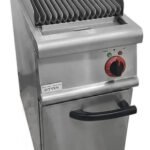 Parrilla Electrica Con Gabinete Acero Inoxidable Otten Plateado