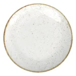 Plato Playo Porcelana Tramontina Rustico Marron 28 Cm Blanco/marrón Rústico