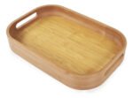 Bandeja Rectangular De Servir Desayuno Bambu Otten 33 X 22 Marrón Claro