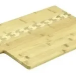 Tabla De Picar Y Picadas Bambu 51 X 30 Cm Diseño Trevol Bamboo