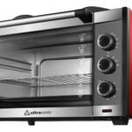 Horno Eléctrico Conv. Doble Anafe Ultracomb Uc-45acn 45lts Rojo