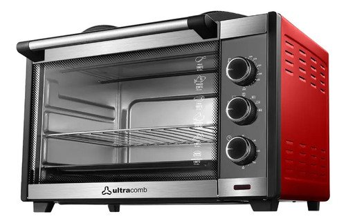 D_890681-MLA51560467562_092022-O Horno Eléctrico Conv. Doble Anafe Ultracomb Uc-45acn 45lts Rojo - Imagen 1