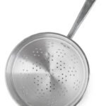 Colapastas Gastronomico 26 Cm Aluminio Con Mango Fiamaj Plateado