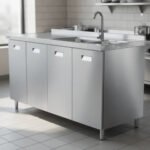 Mesa Con Bacha Doble Acero Inoxidable Bajo Mesada Otten - Imagen 5