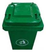 Tacho Contenedor Basura Reciclable Con Ruedas Otten 100 Lts Verde - Imagen 4