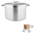 Olla Gastronómica Alta Acero Inoxidable 9 Lts Otten Maria Plateado - Imagen 8