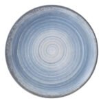 Plato Postre Porcelana Schmidt Esfera Color 21 Cm Color Celeste