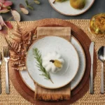 Plato Playo Porcelana Tramontina Rustico Marron 28 Cm Blanco/marrón Rústico - Imagen 2