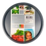 Molde De Pizza Pizzera Antiadherente Bh 36 Cm Negro