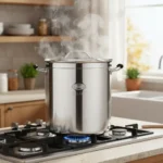 Olla Gastronómica Alta Acero Inoxidable Otten María 21 Lts Blanco - Imagen 4