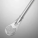 Bombilla Para Mate Plana Acero Inoxidable 15 Cm Otten Plateado - Imagen 9