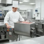 Mezcladora De Carne Industrial 60 Lts Acero Inoxidable - Imagen 5