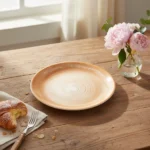 Plato Postre Porcelana Schmidt Esfera Color 21 Cm Color Mostaza - Imagen 4