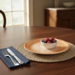 Plato Postre Porcelana Schmidt Esfera Color 21 Cm Color Mostaza - Imagen 3